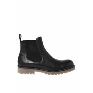 Ghete Chelsea din piele - Negru imagine