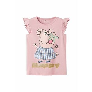 Top pentru fete 13242959 - Bumbac/Elastan - Roz - Roz imagine
