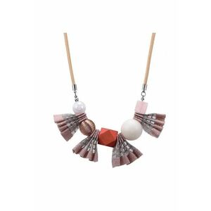 Colier roz - cu piese geometrice - Maxima C10 - imagine