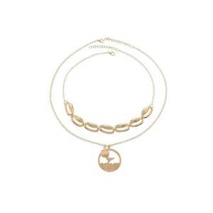 Set 2 coliere - aurii - cu scoici metalice - Malina C26 - imagine