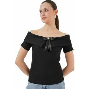 Tricou pentru dama - Negru - Jerseu imagine