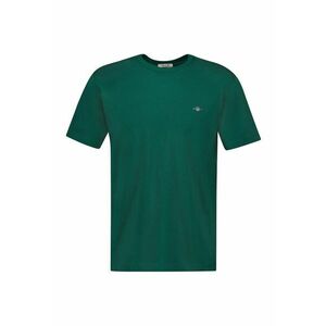 Tricou regular fit din bumbac Shield - Verde inchis imagine