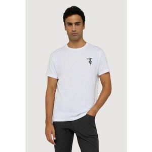 Tricou cu detaliu cu logo discret - Alb murdar imagine