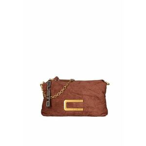 Geanta crossbody cu logo - Maro imagine