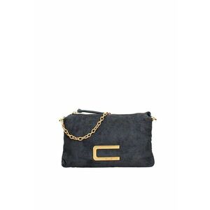 Geanta crossbody cu logo - Albastru prafuit imagine