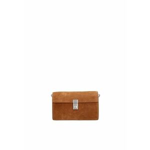 Geanta crossbody de piele intoarsa Celeste Prime - Caramel imagine
