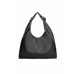 Geanta hobo de piele Iduna Lux - Negru imagine