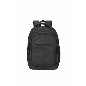 Rucsac cu buzunare cu fermoar - Negru imagine