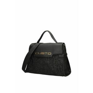 Geanta de piele ecologica cu logo in relief Ultra - Negru imagine
