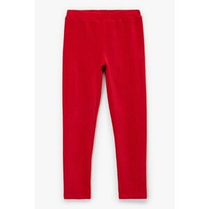 Colanti cu talie elastica - Rosu vermillion imagine