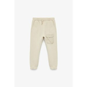 Pantaloni conici de trening - Bej deschis imagine
