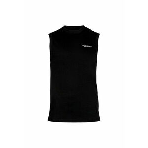 Tricou de bumbac fara maneci - Negru imagine