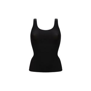Top fara cusaturi cu decolteu amplu - Negru imagine