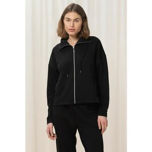 Bluza de trening de casa cu fermoar - Negru imagine