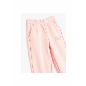 Pantaloni de trening cu doua buzunare oblice - Roz imagine