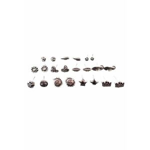 Set 11 perechi de cercei argintii - diverse forme - Dana C20 - imagine