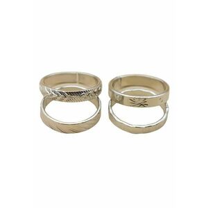 Set 4 inele argintii - diverse forme - Natalia C2 - imagine