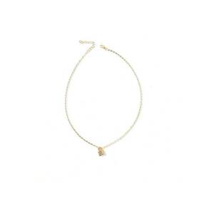 Colier auriu - cu lacat - imagine