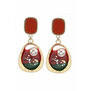 Cercei aurii - cu perle - Abela C20 - imagine