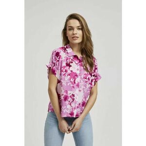 Camasa cu model floral roz - Roz imagine