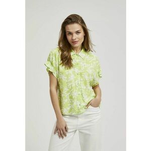 Bluza verde cu maneci volan - Verde imagine