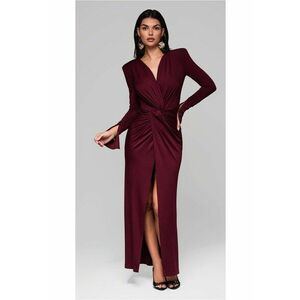 Rochie de seara maxi LA-OM-DLR185 - Bordeaux imagine