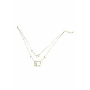Colier Ditte Gold C13 - Aliaj metalic - Auriu imagine