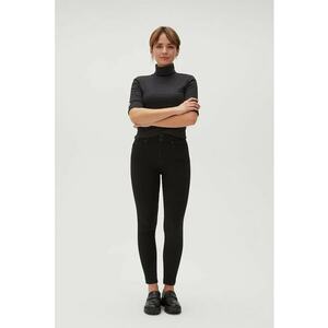 Blugi skinny negri netezi - Negru imagine