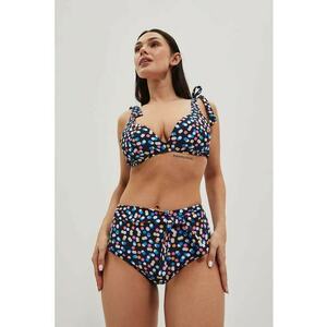 Pantalon de bikini bleumarin - talie înalt - Bleumarin imagine