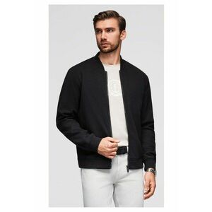 Jacheta bomber cu maneci raglan OM-JANP-0159 - Negru imagine
