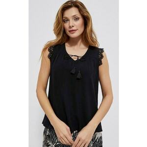 Top dama - Viscoza - Negru - Negru imagine