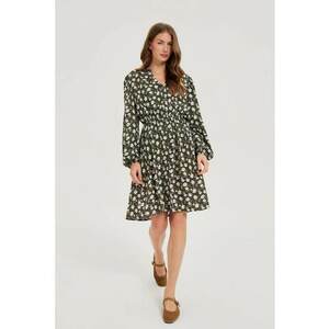 Rochie Flared Floral Oliv - Verde imagine