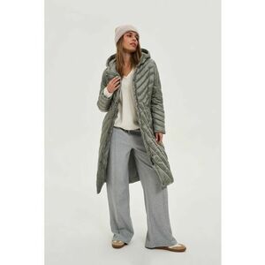 Jachetă lungă verde - Verde imagine