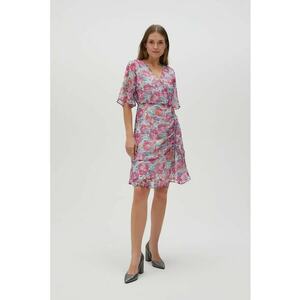 Rochie florala fucsia - Fucsia imagine