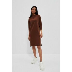 Rochie Simpla Culoarea Castanei - Maro inchis imagine