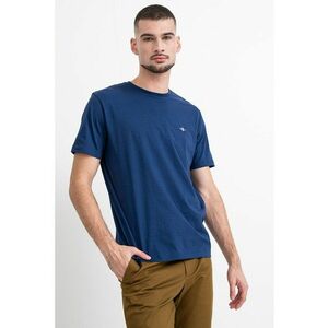 Tricou din bumbac Shield - Albastru imagine