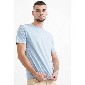 Tricou din bumbac Shield - Albastru azur imagine