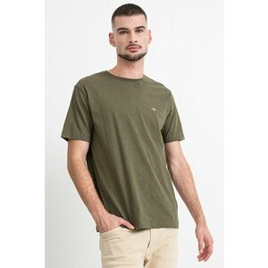 Tricou din bumbac Shield - Kaki inchis imagine