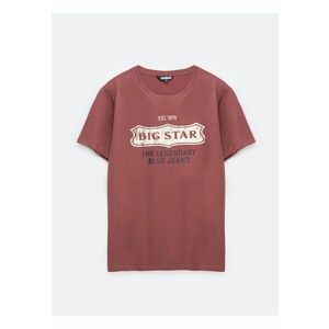Tricou bumbac cu maneci cazute - 654875 - Caramiziu imagine