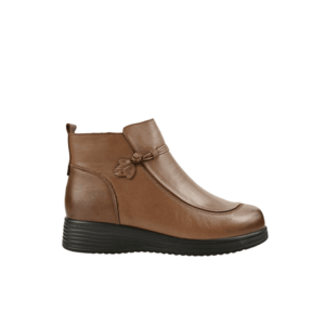 Ghete casual - dama - 8862 maro - piele naturala - Maro imagine