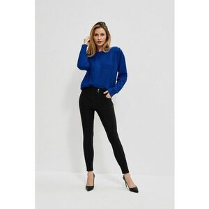 Pantaloni skinny netezi - Negru imagine
