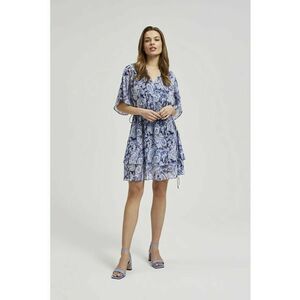 Rochie Albastra Cu Model Pana La Genunchi - BLUE imagine