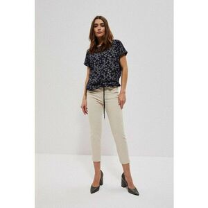 Pantaloni Bej 7/8 Fara Cusaturi - Bej imagine