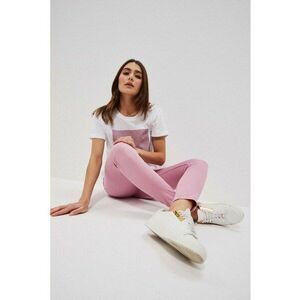 Pantaloni Rozi Gatiti - Roz imagine