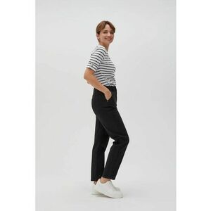 Jeans femei mom fit - Negru imagine