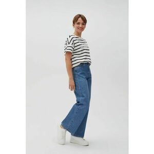 Jeansuri wide leg - BLUE imagine