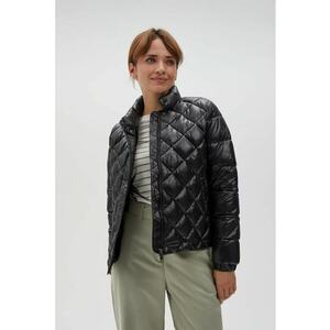Jacheta scurta neagra cu quilt - Negru imagine