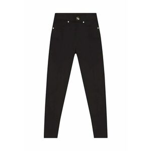 Pantaloni dama - Vascoza/Poliester - Negru - Negru imagine