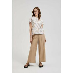 Tricou bej - decolteu rotund - Bej imagine
