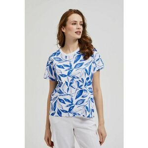 Bluza femei - frunze - Albastru imagine